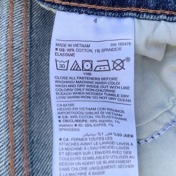 Dark-Wash Denim Mid-Rise Boyfriend Straight Jeans - Picture 11 of 11